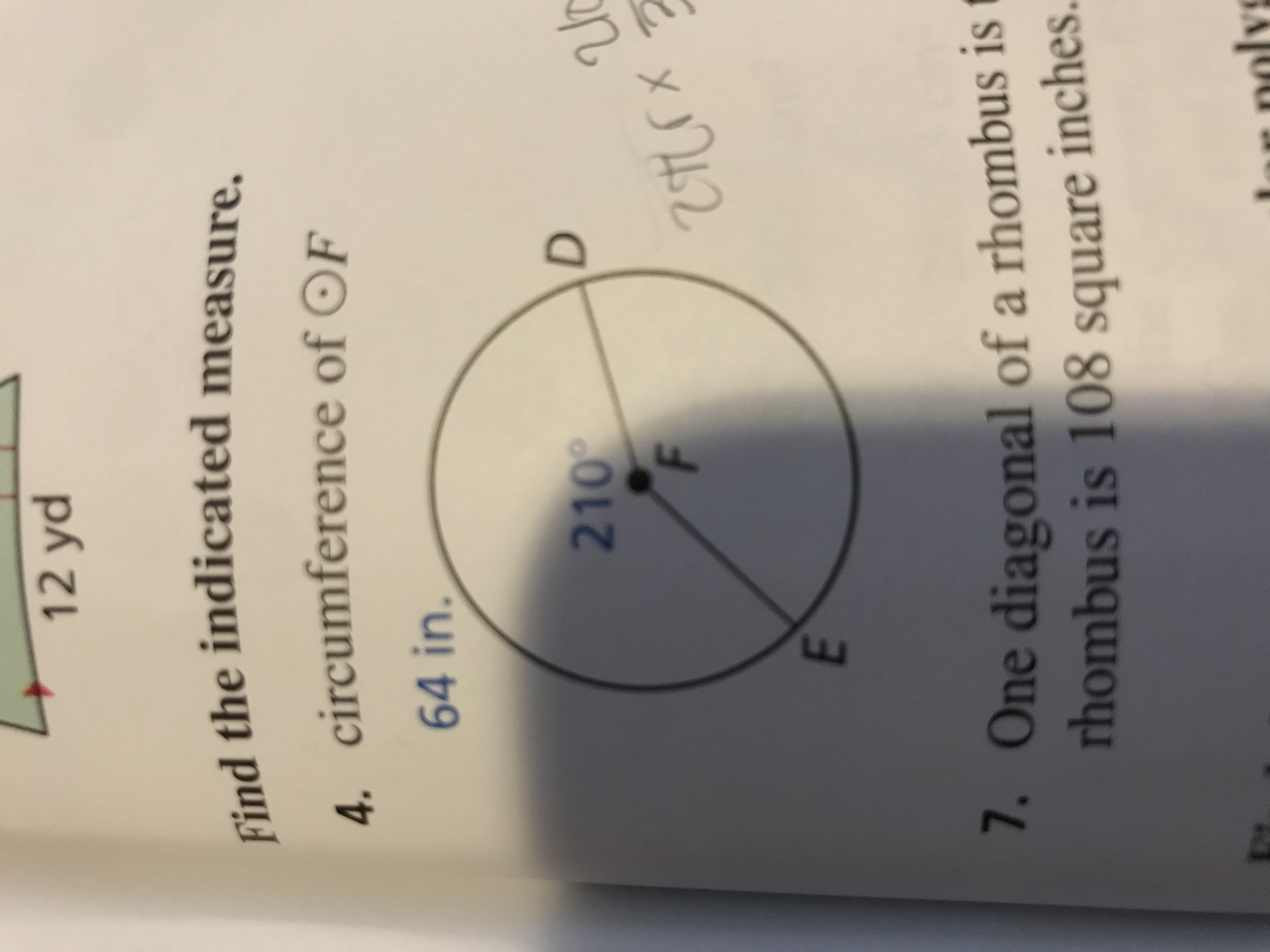 #4 can you please explain it! Thank you! 12 yd