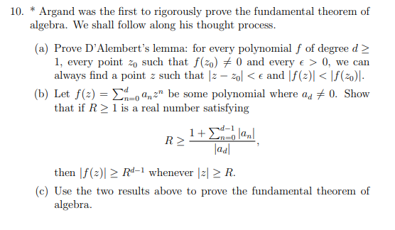 Please answer this question. 10. * Argand was the