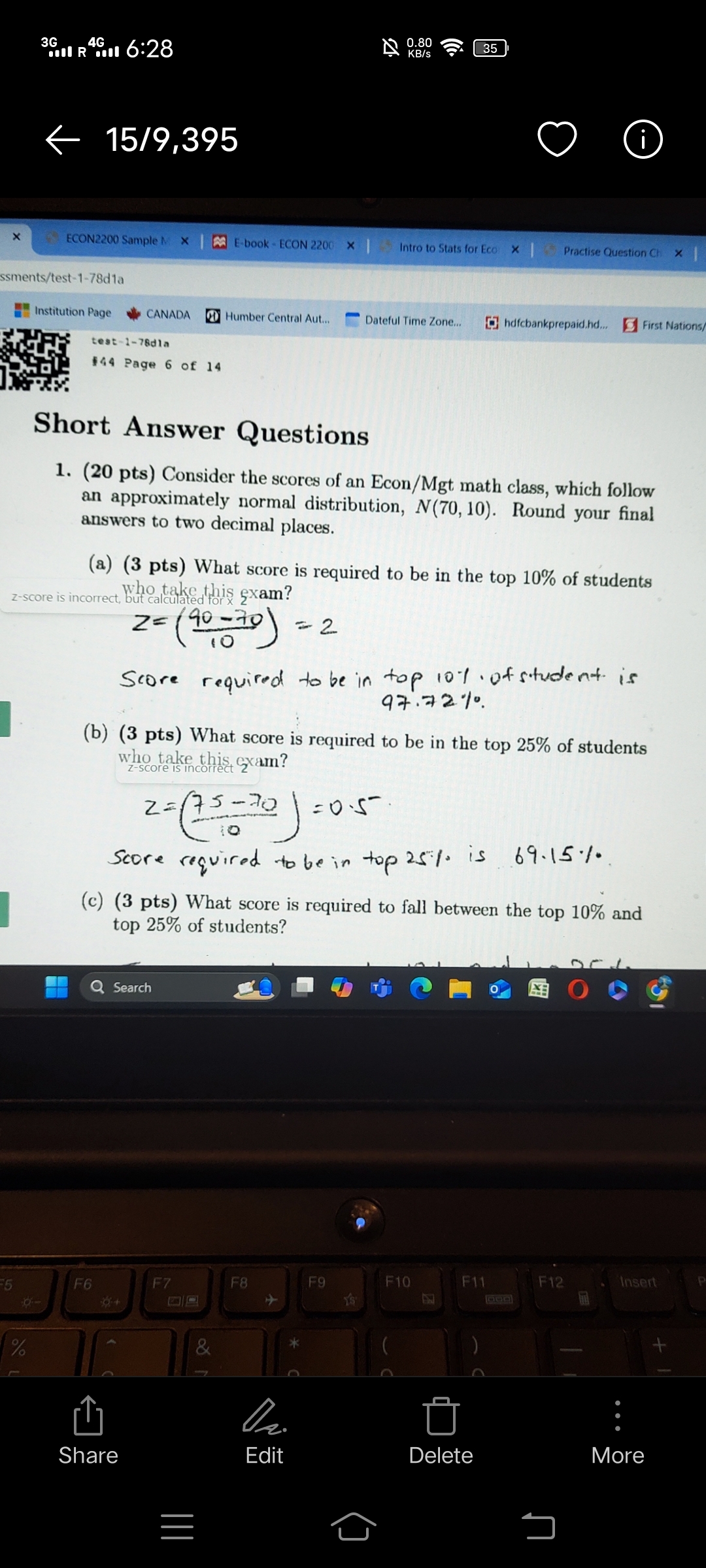 all R Till 6:28 0.80 KB/s 35 15/9,395 X ECON2200
