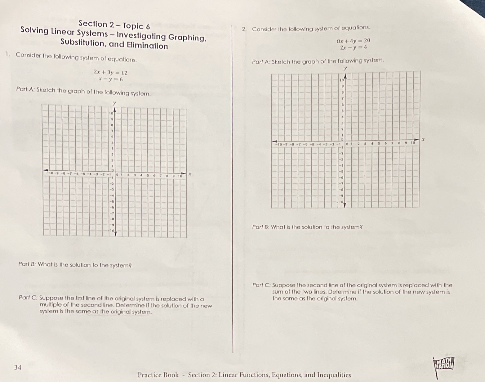 Section 2 - Topic 6 2. Consider the following