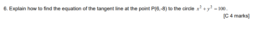 6. Explain how to find the equation of the