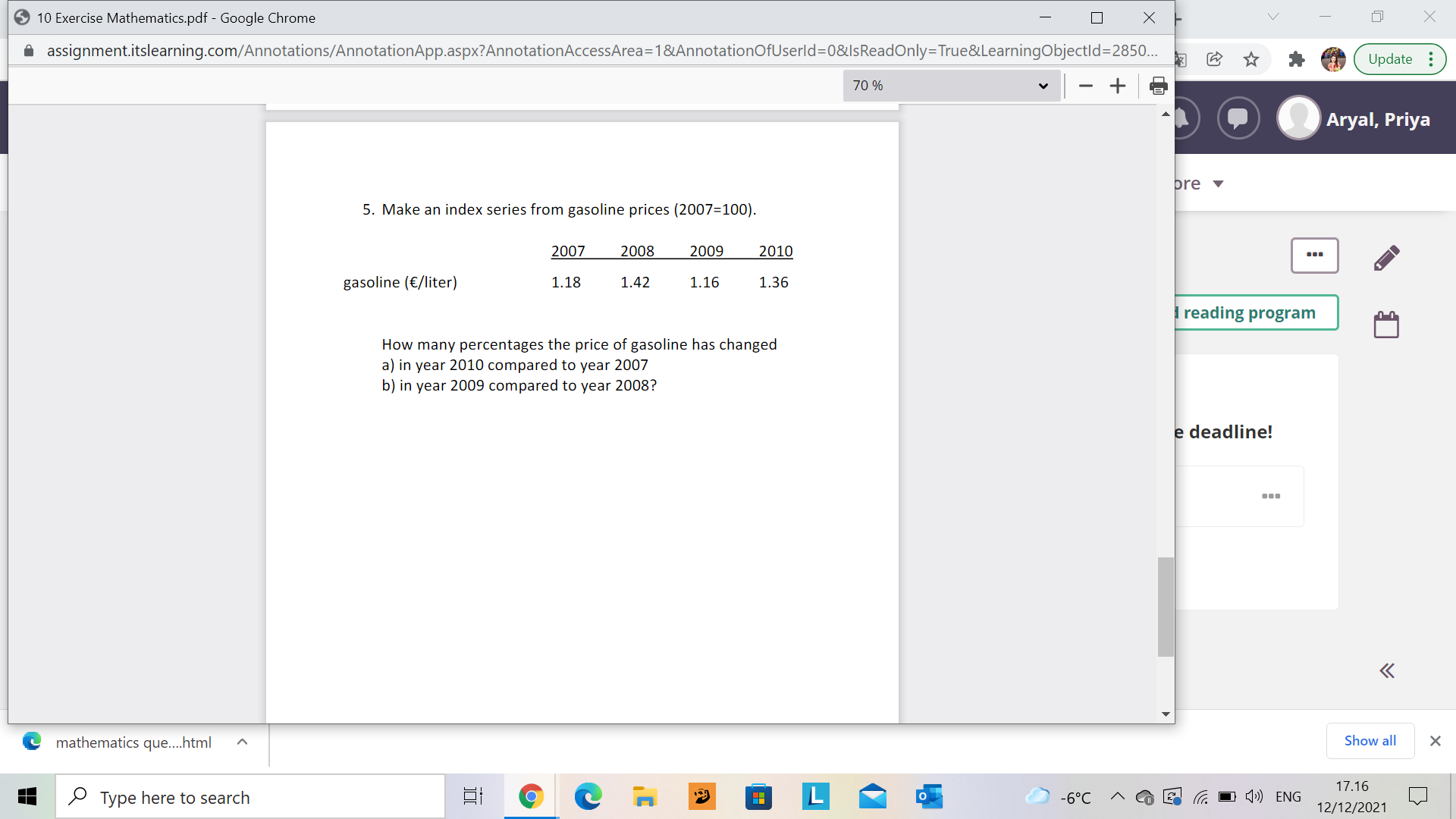 10 Exercise Mathematics.pdf - Google Chrome X V X