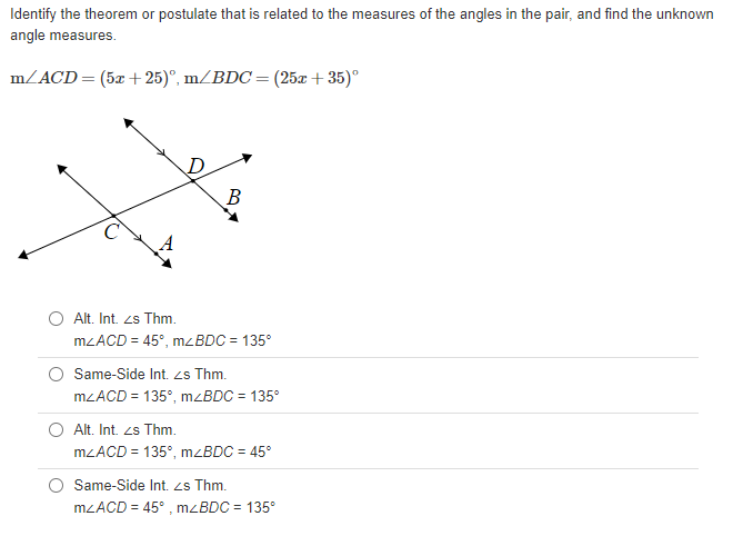 Number 1. Identify the correct two-column proof