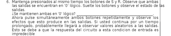 6. Mantenga presionados al mismo tiempo los