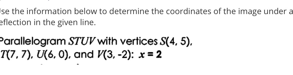 se the information below to determine the