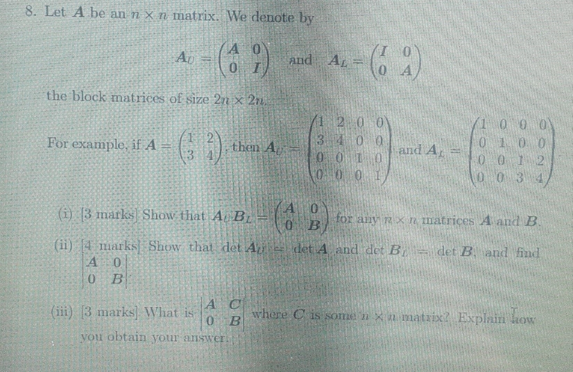 Not exactly sure how to show part i, how should i