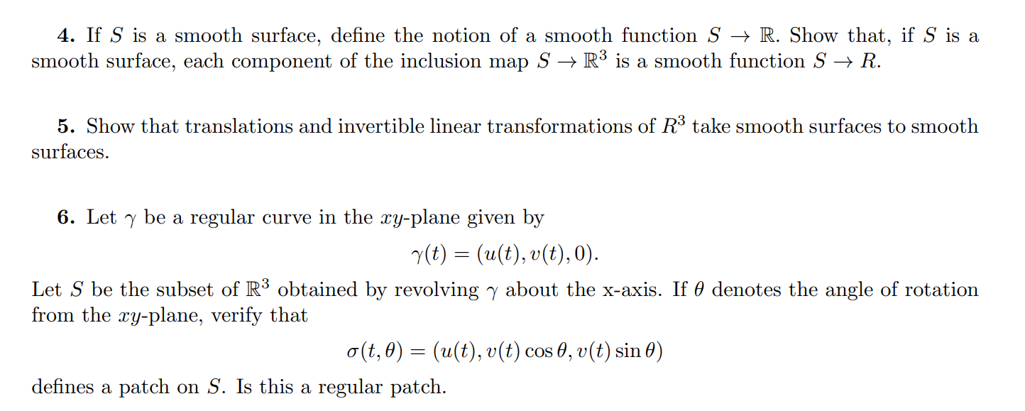 Please all the three questions 4. If S is a