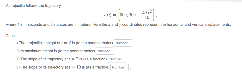 updated, no working out needed just answers, if