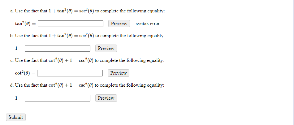 a. Use the fact that 1 + tanzm) = 543-132(9) to