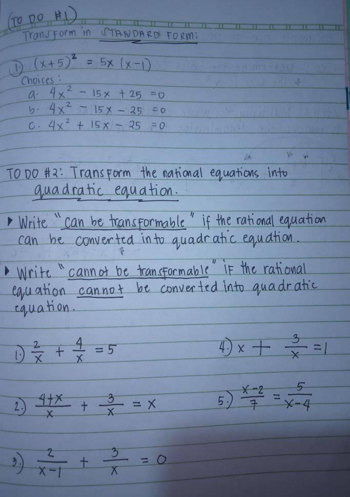 SHOW SOLUTIONS FOR TASKS #1 AND #2 ( TO DO #I )