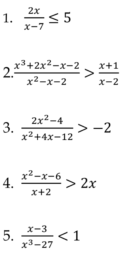How to solve each inequality, express the