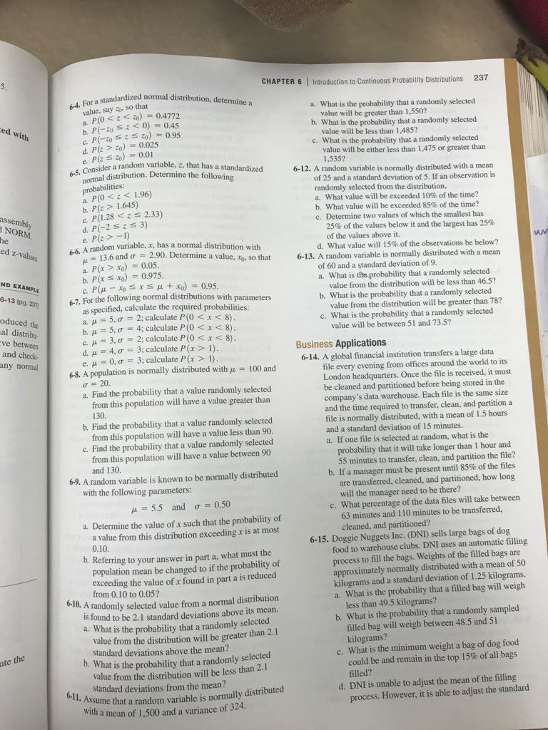 I just want you to solve #1 to #6 in the file ..