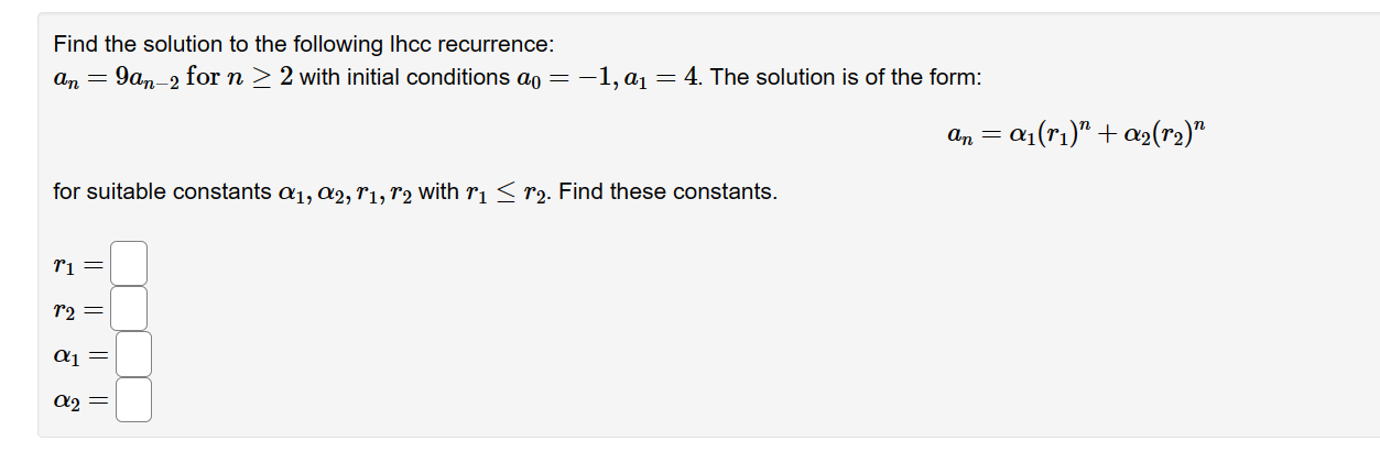 Please make sure the answers are clear and in