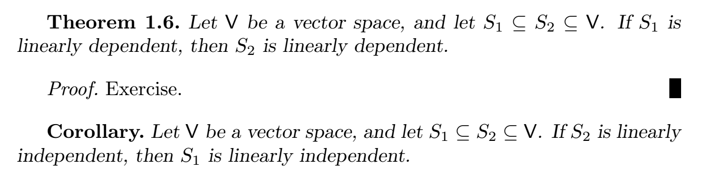 Prove Theorem 1.6 and its corollary. Theorem 1.6.
