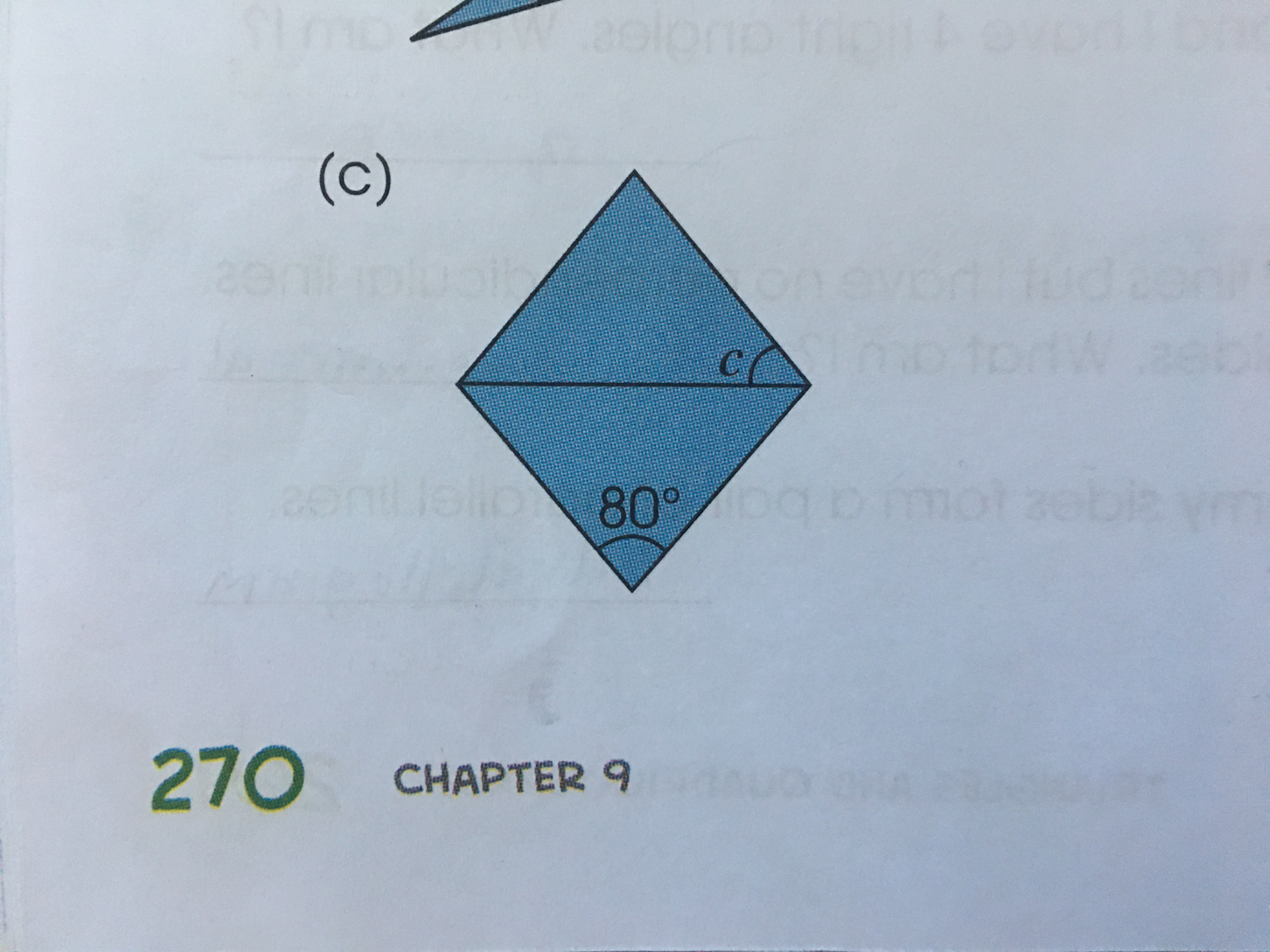 Find the unknown angle: conti elio 80 log b miol