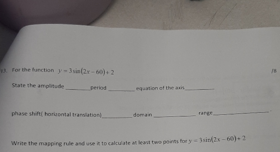 don't forget to write the mapping rule 13. For