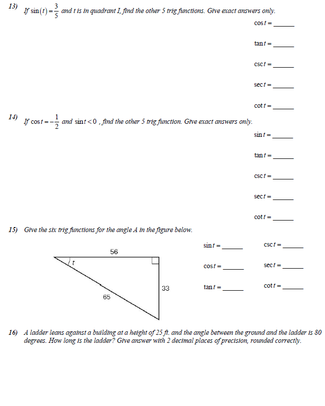Math 160 Exam 2 Practice. Read the instructions