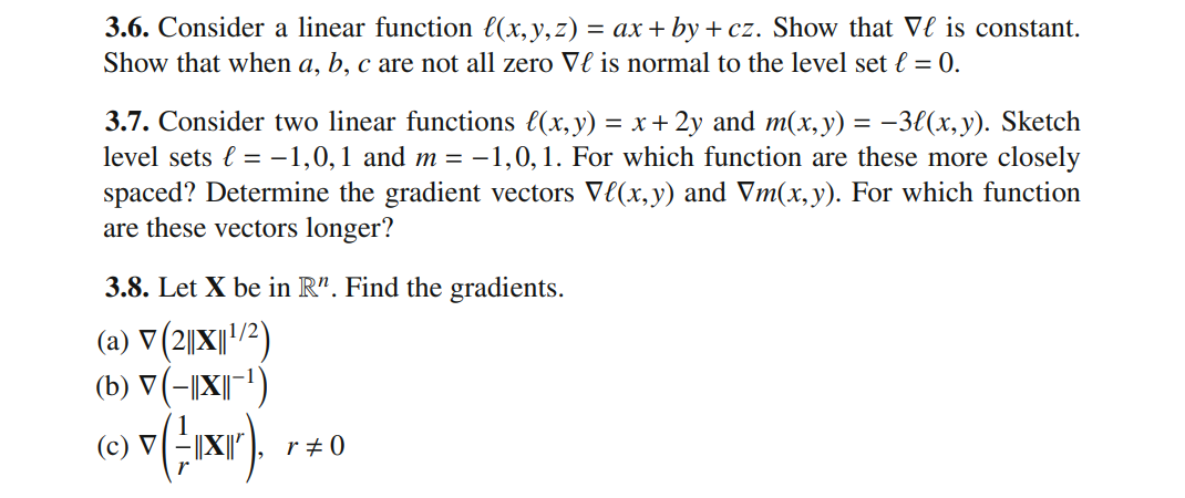question is attached 3.6. Consider a linear