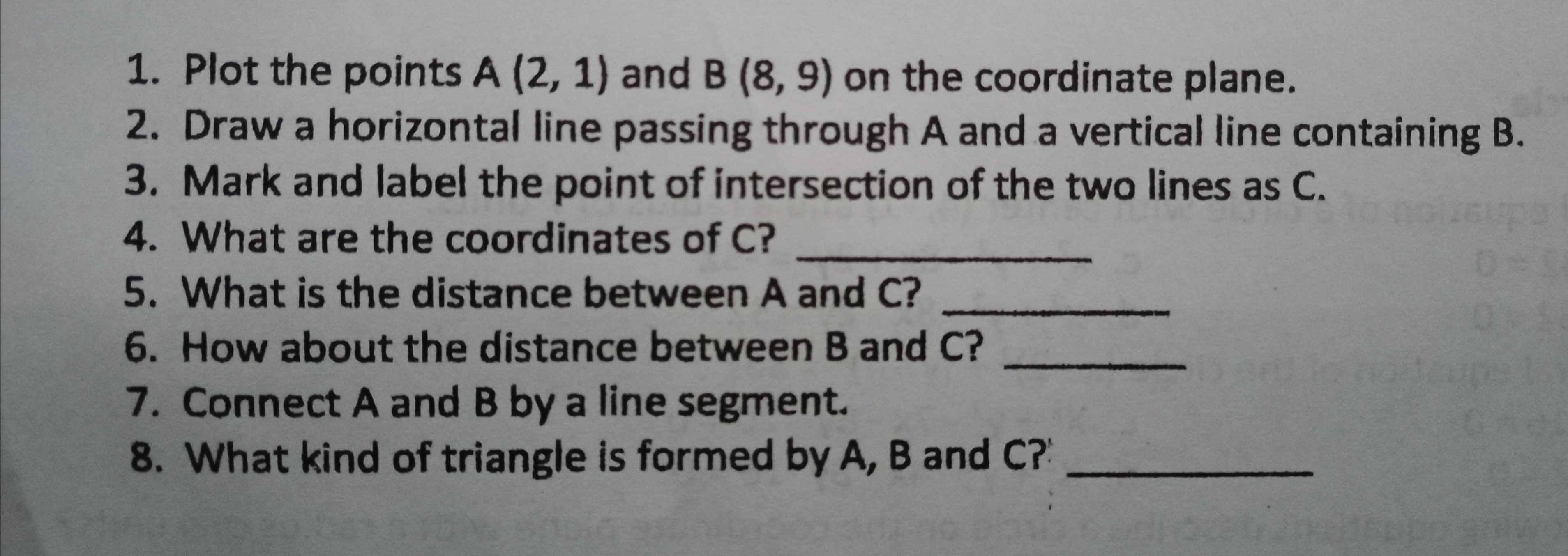 Also, illustrate the coordinate plane. Thank you.