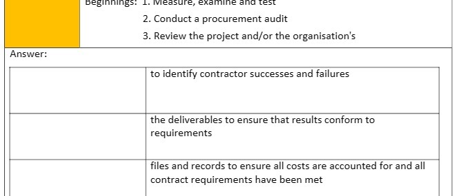 Beginnings. 1. Measure, examine and test 2.