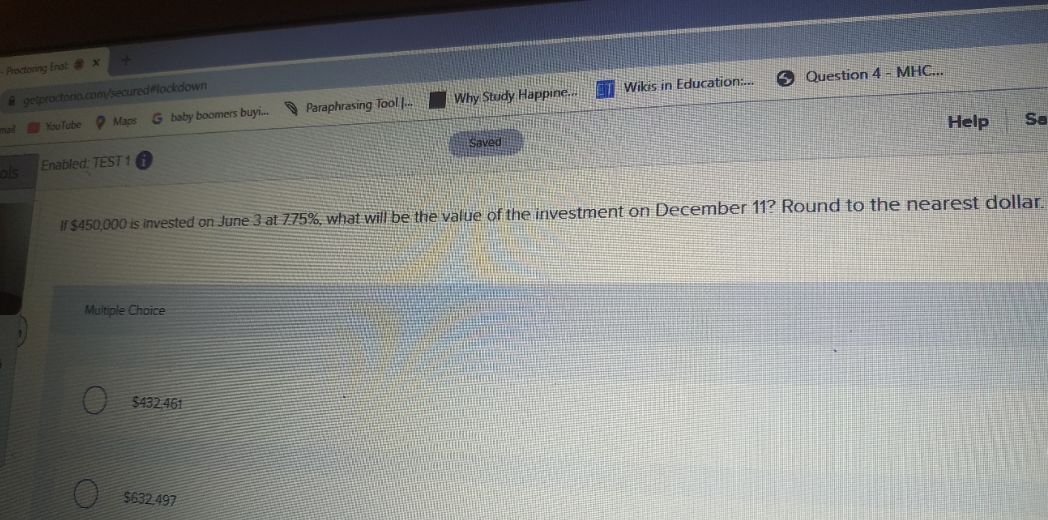 please help Proctoring Enst & x