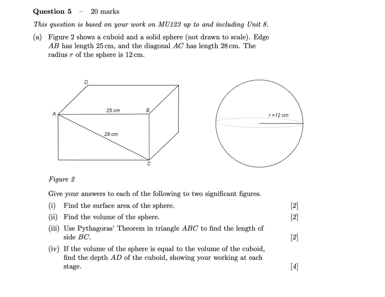 (b) In this part of the question, you are asked