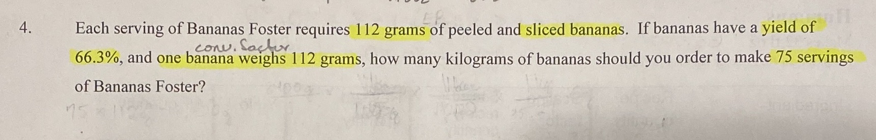 Need help calculating how many kilograms are