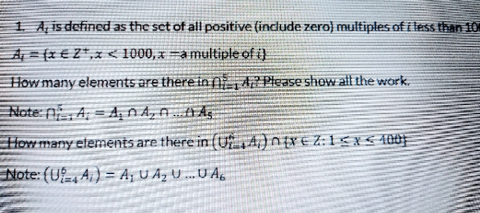 1. ?? is defined as the set of all positive