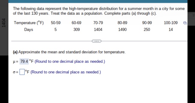 I have found the mean but how do you find the