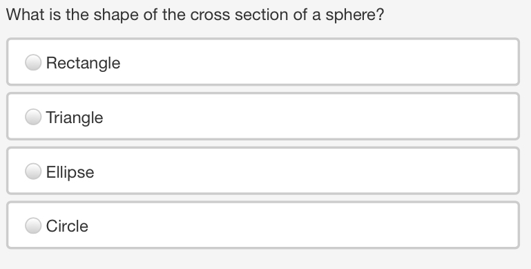 What is the shape of the cross section of a