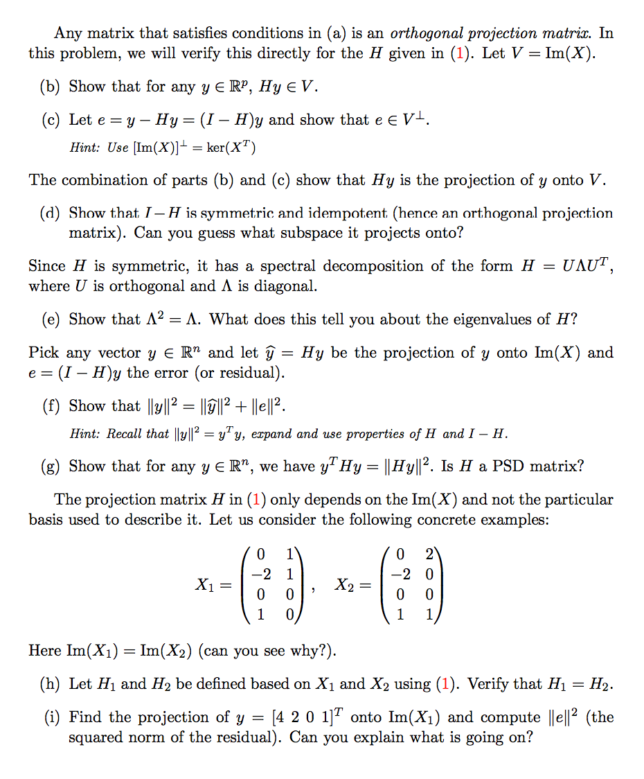 Problem 2.2 Assume p S n and let X E 13\"\" be a