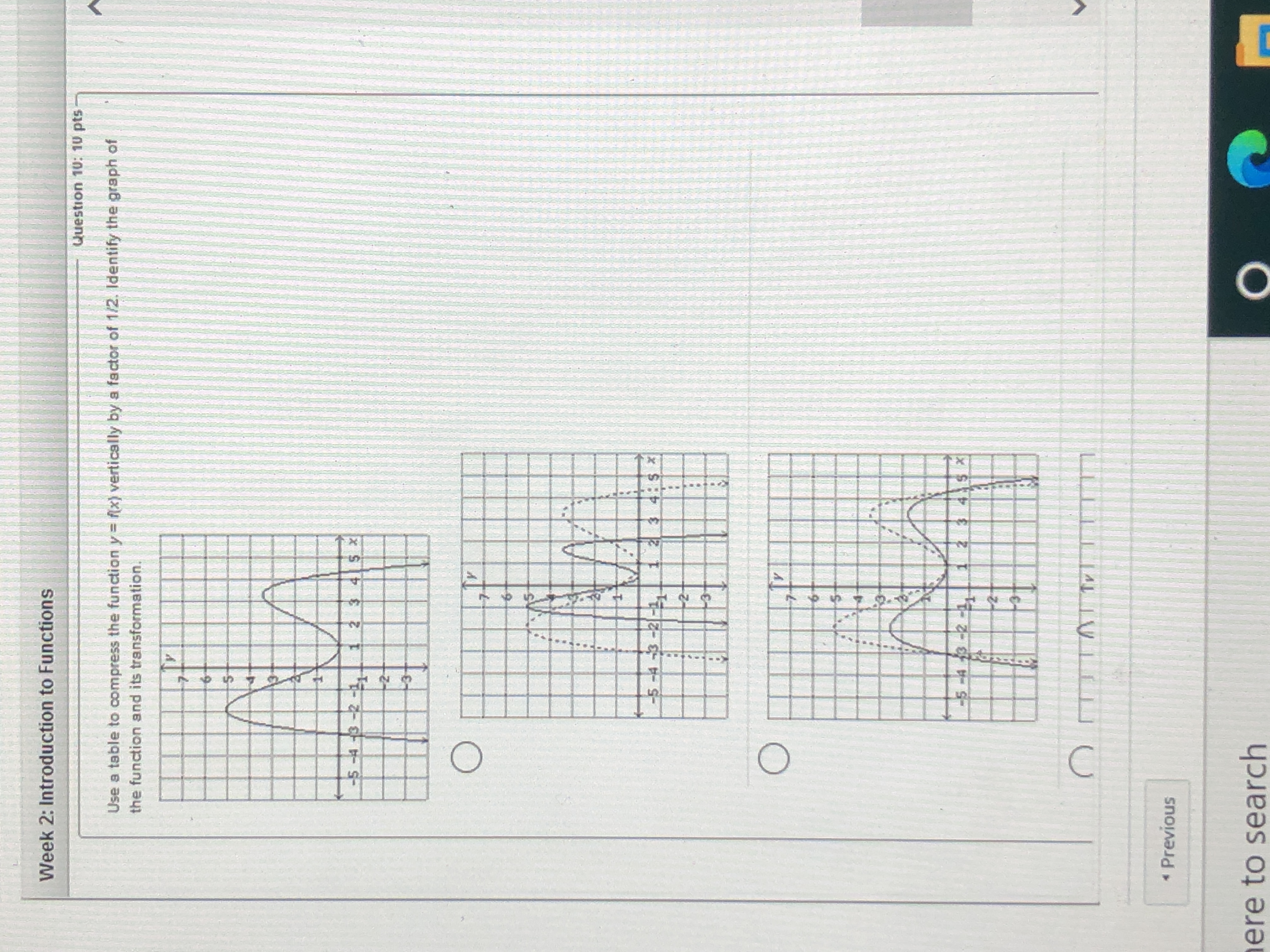 Week 2: Introduction to Functions Question 10: 10