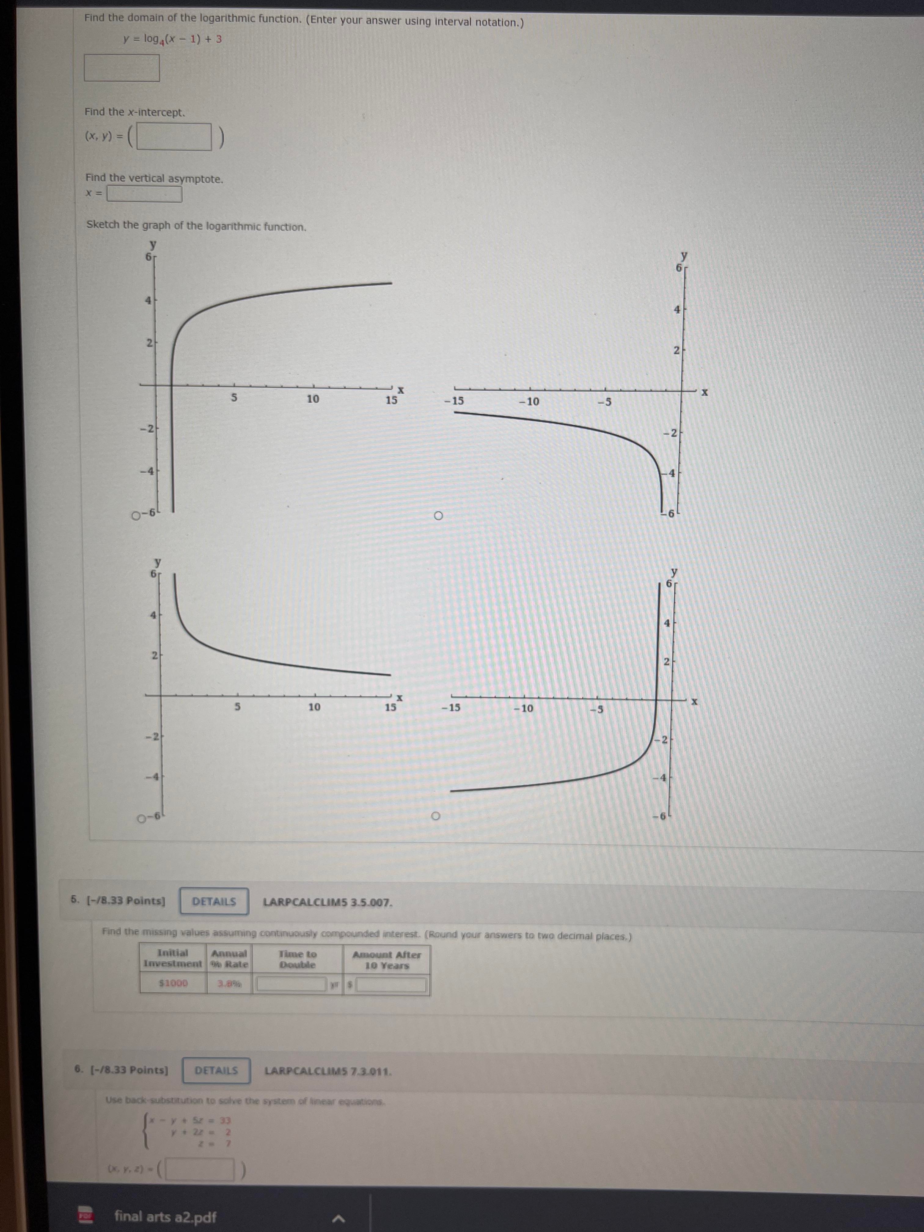 7. [-/8.33 Points] DETAILS LARPCALCLIM5 7.5.041.