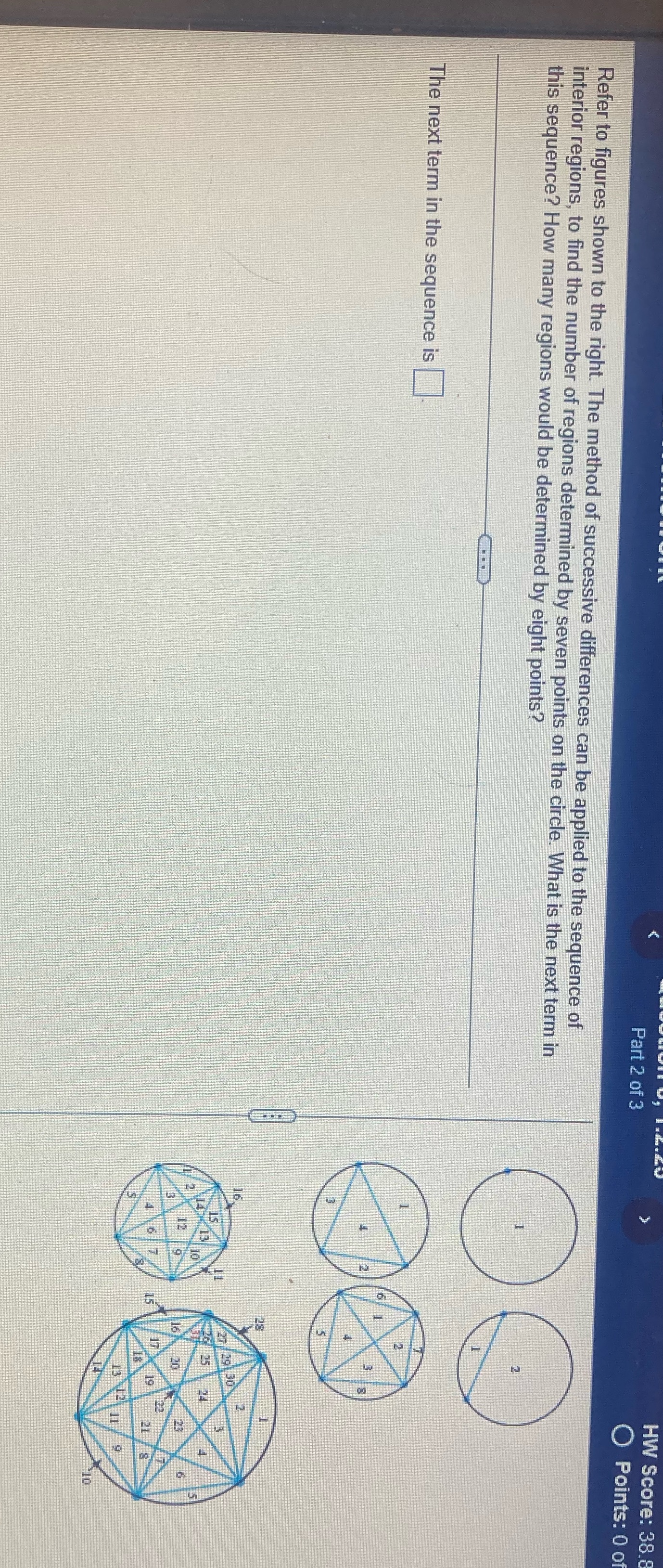 HW Score: 38.8 Part 2 of 3 O Points: 0 of Refer