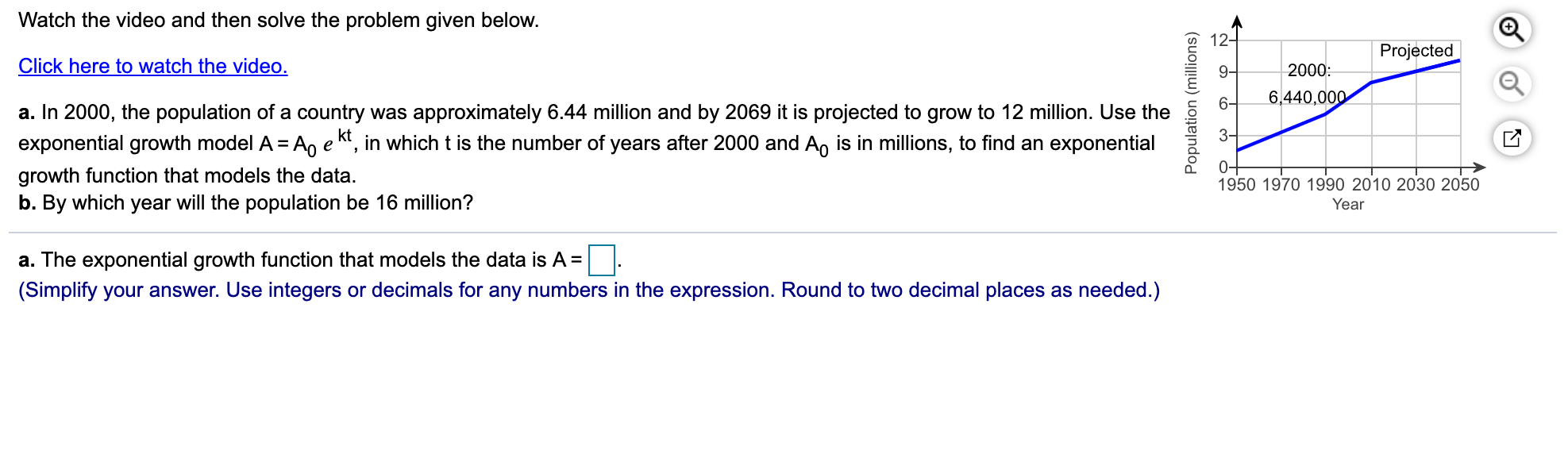 please help Watch the video and then solve the