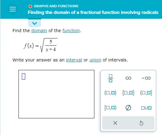 module is graphs and functions, topic is Finding