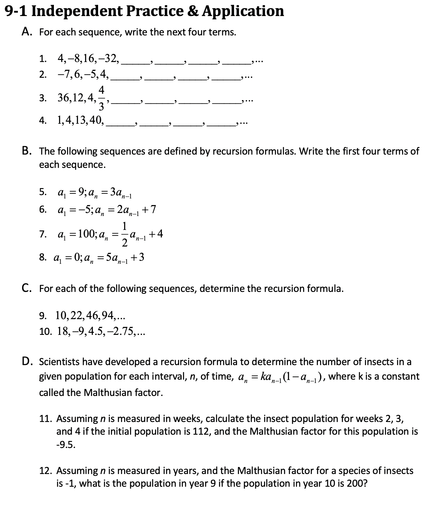 Please Help: 9.1.1 Activity 9-1 Independent