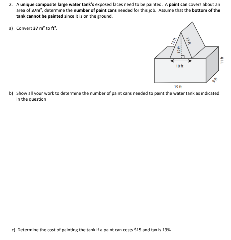 2. A unique composite large water tank's exposed