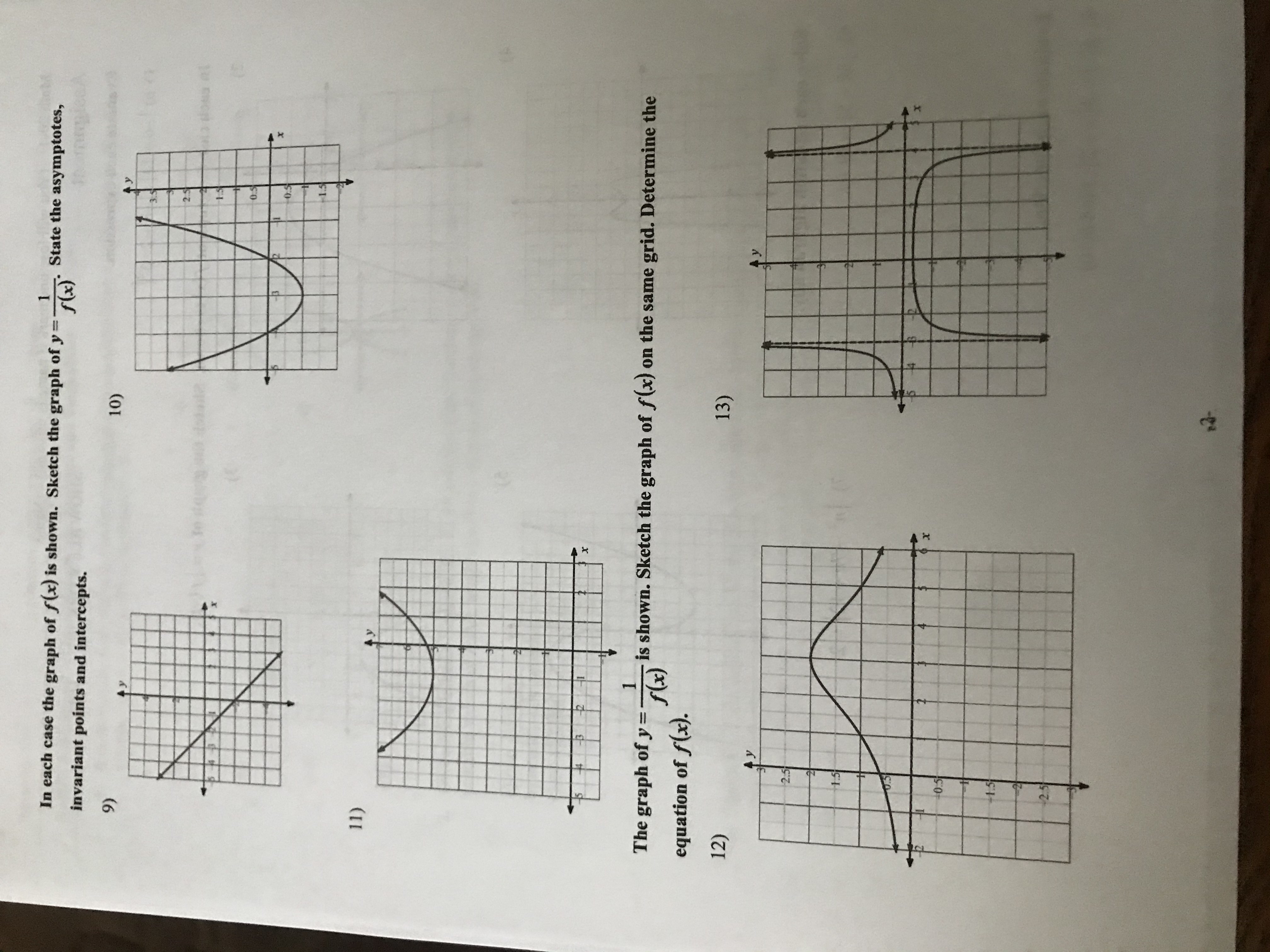 Need help on these questions Math 20-1 (You will
