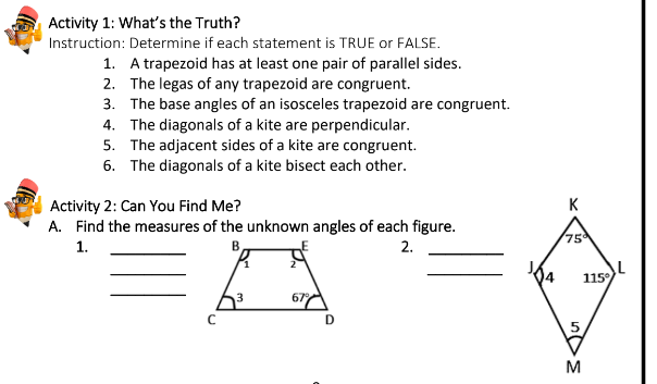 Activity 1: What's the Truth? Instruction: