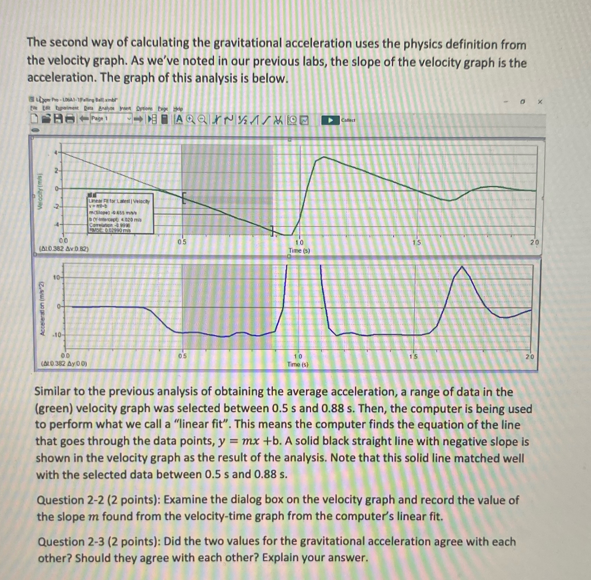 The second way of calculating the gravitational