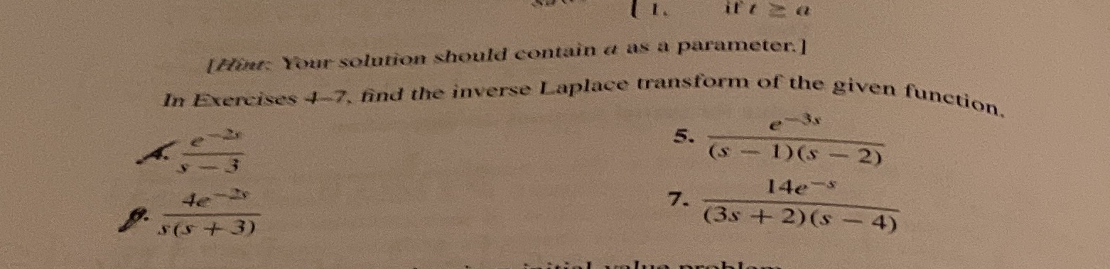[Hint: Your solution should contain a as a