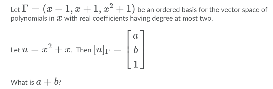 Let F : (:13 1, a: + 1, $2 -|- 1) be an ordered