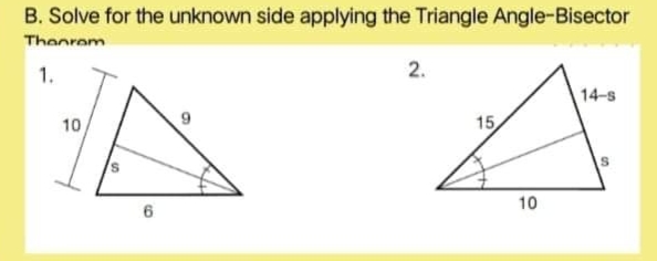 Directions: Solve the following, then put a