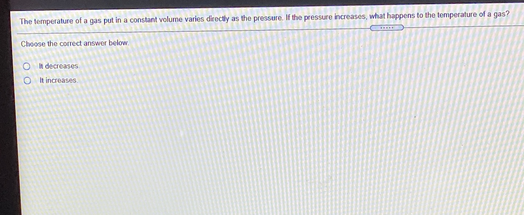 Mth 154 quantitative reasoning The temperature of