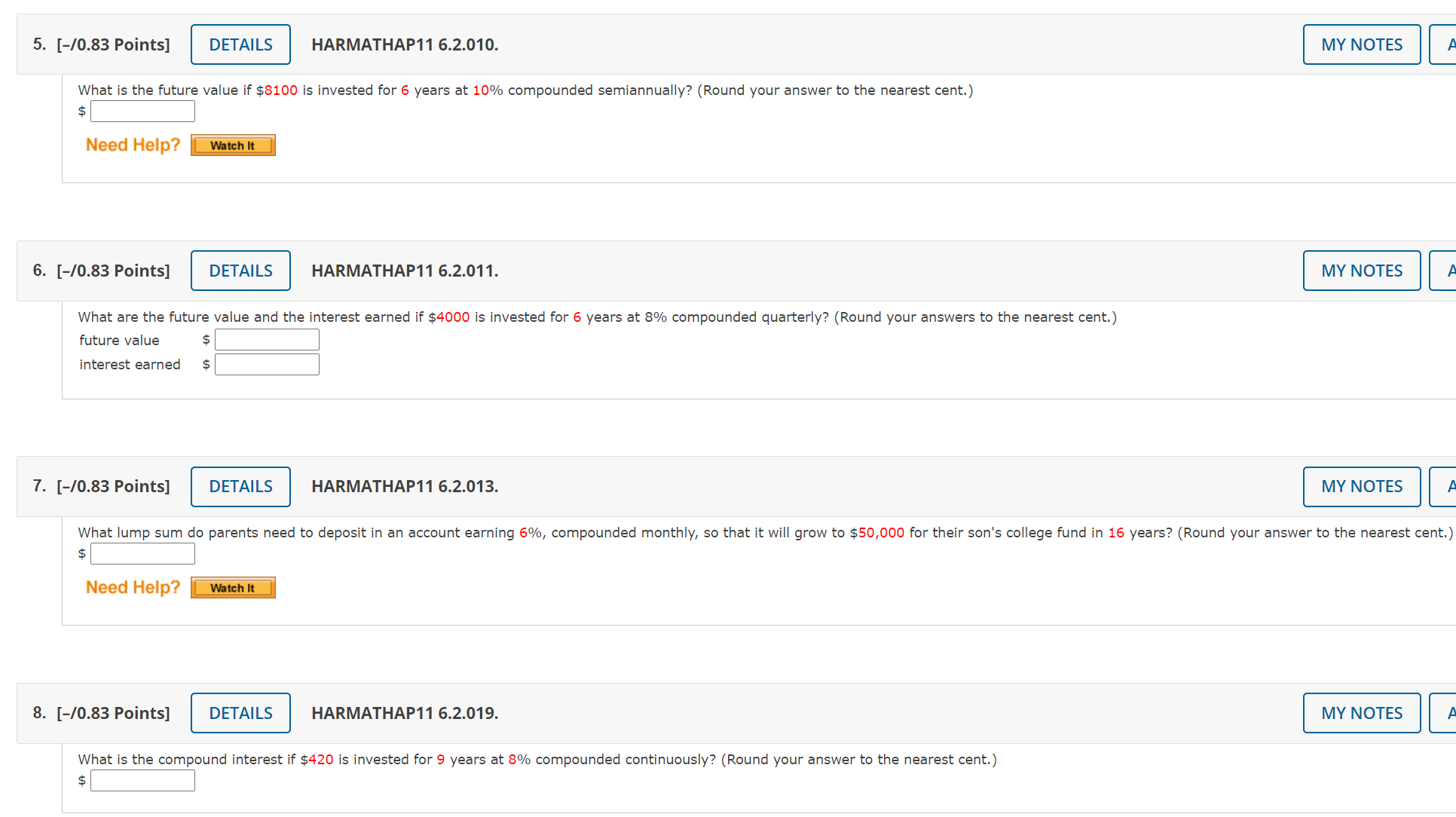 Need some help with these practice questions,