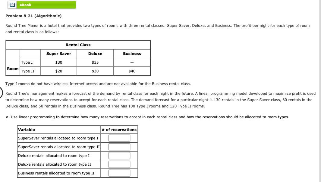 Please answer: lBook Problem 8-21 (Algorithmlc)