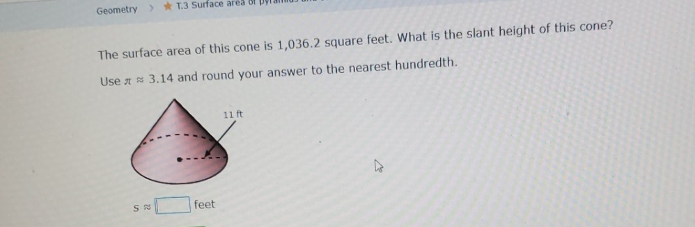 it says it Geometry  style=