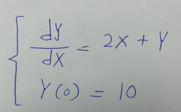 Solve the ODE analytically. apply initial