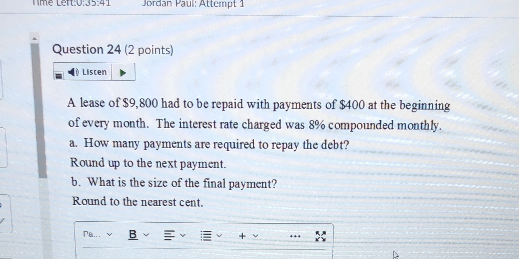 24. Can you show me how to do this. Time